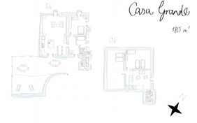 Der Grundriss von Casa Grande. 